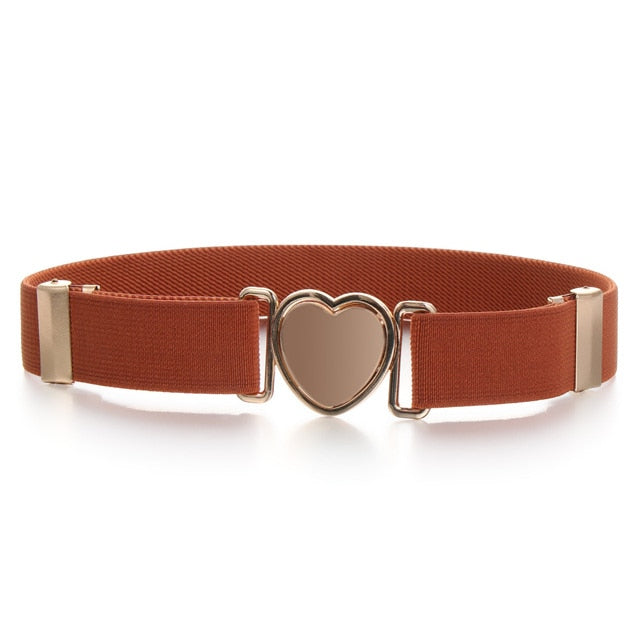 Kids Elastic Belts Girl Stretch Waist Belt Adjustable