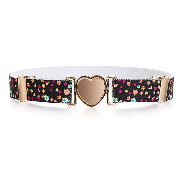 Kids Elastic Belts Girl Stretch Waist Belt Adjustable