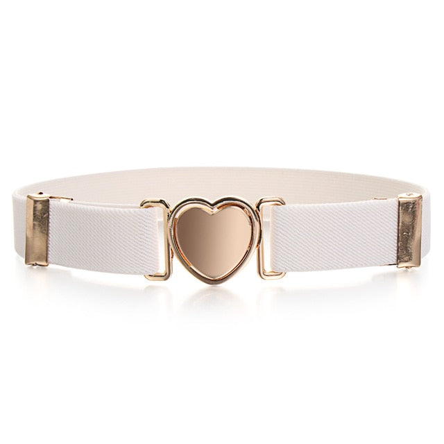 Kids Elastic Belts Girl Stretch Waist Belt Adjustable
