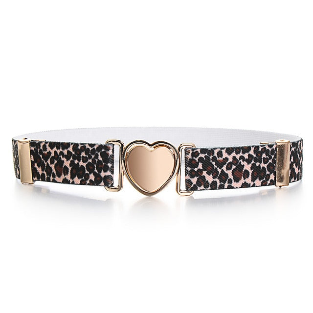Kids Elastic Belts Girl Stretch Waist Belt Adjustable