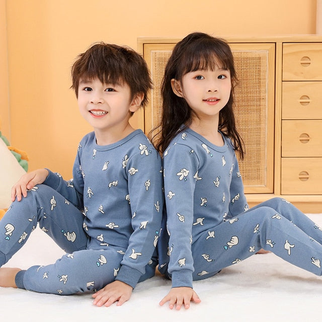 Sleepwear Teen Pajama Cotton Pyjamas Sets For Kids 6 8 10 12 14 Years