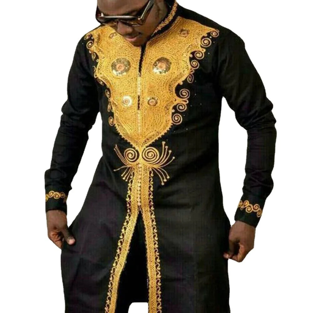 Traditional African Embroidery Shirt for men