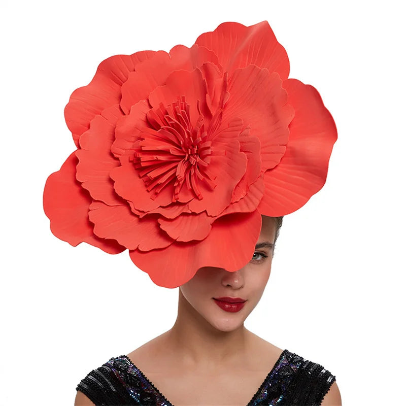 Large Flower Bow Fascinator – Bridal & Prom Headdress