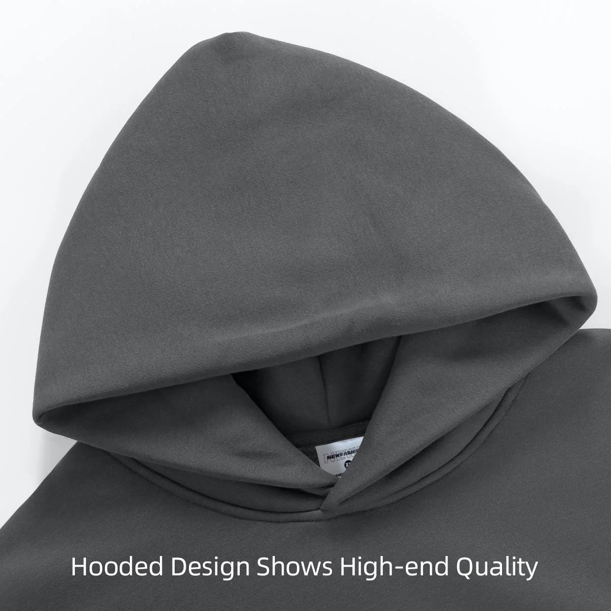 Heavy Weight Cotton Plus Velvet Hooded Sweater Sweatshirt Pullover Hoodie Unisex for Men and Women