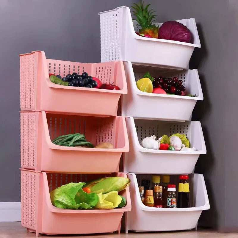 kitchen large storage rack floor-standing multi-layer vegetable storage rack desktop balcony living room household storage