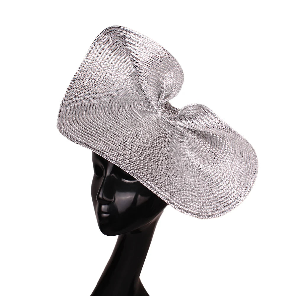 Women's Glitter Fascinator Hat – Vintage Wedding, Church & Kentucky Derby Headpiece