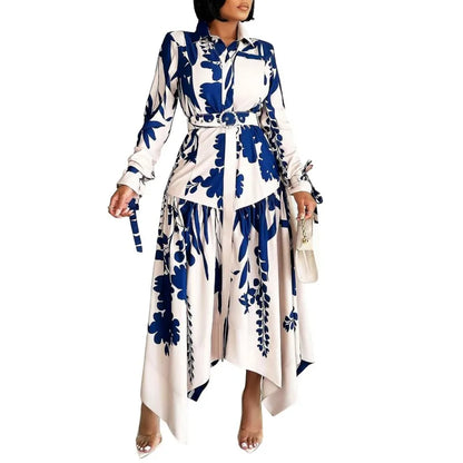 Fashionable Long Sleeve African Dress