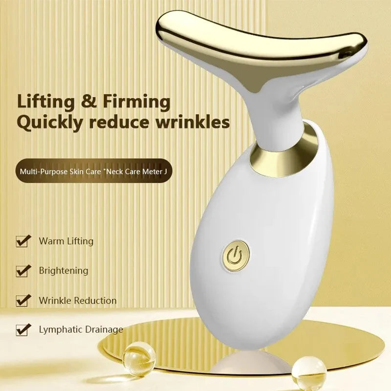 Neck Lifting Beauty Device Anti-Aging Anti Wrinkle Facial Massager Multifunction Neck Tightening Device Firming for Face Lift