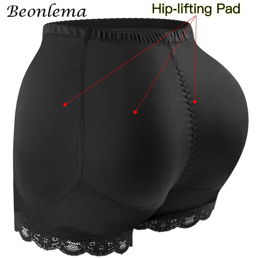 Plus Size Body Shaper Underwear With Hips Pads Filler Sexy Big Butt Enhancer Control Panties Shapewear Fake Buttock