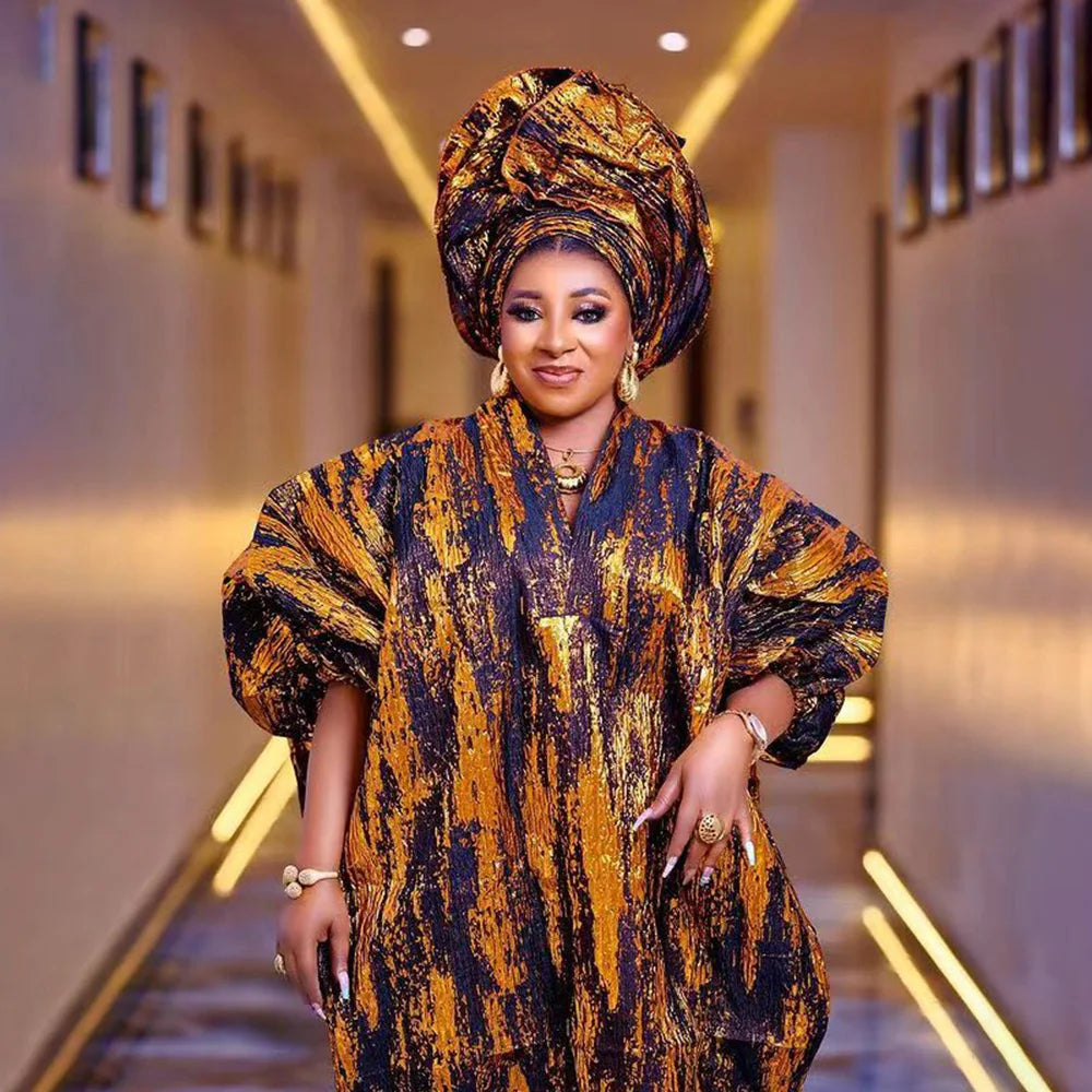 Fashionable Kaftan Style African Long Dress