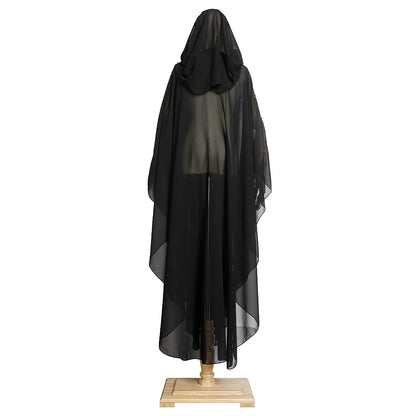 Black Hooded African Style Dress