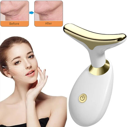 Neck Lifting Beauty Device Anti-Aging Anti Wrinkle Facial Massager Multifunction Neck Tightening Device Firming for Face Lift