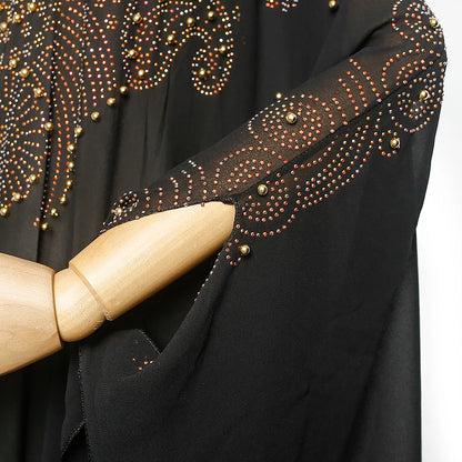 Black Hooded African Style Dress