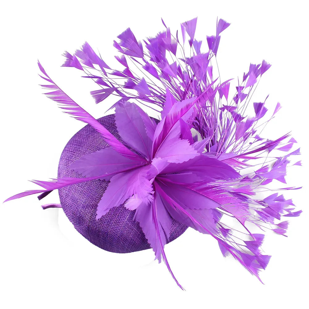 Sinamay Ladies Chic Fascinator Hat – Elegant Kentucky Derby