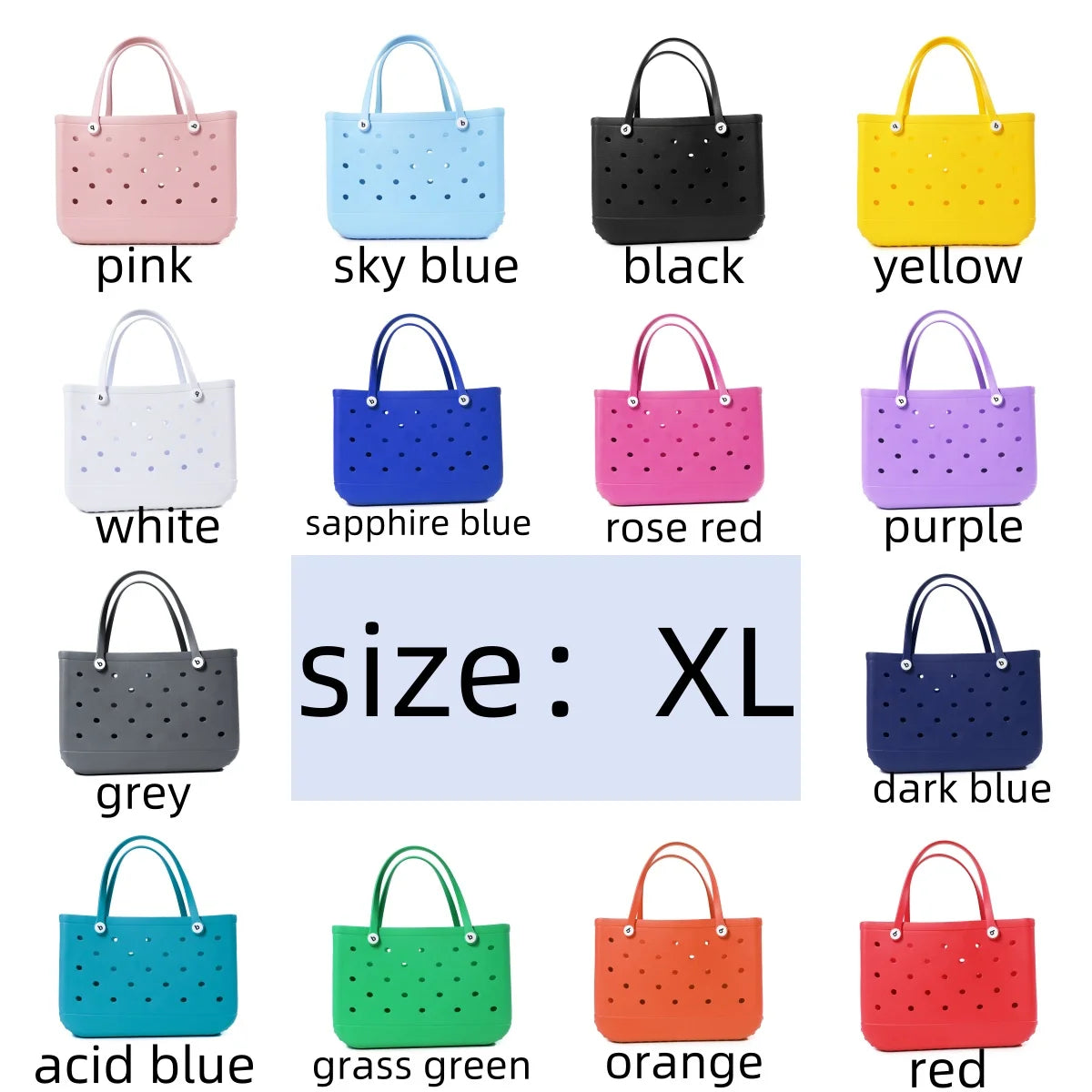 Summer Beach Bag, Waterproof Travel Bag, Sandproof Handbag Multi-Purpose Storage Bag Women's Storage Beach Bogg Bag