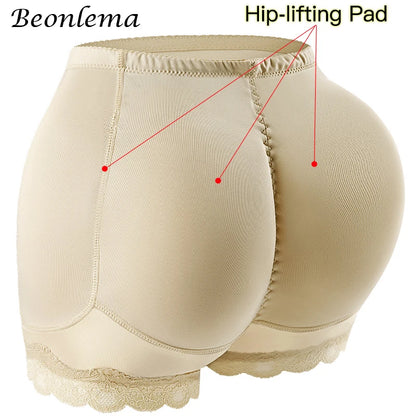 Plus Size Body Shaper Underwear With Hips Pads Filler Sexy Big Butt Enhancer Control Panties Shapewear Fake Buttock