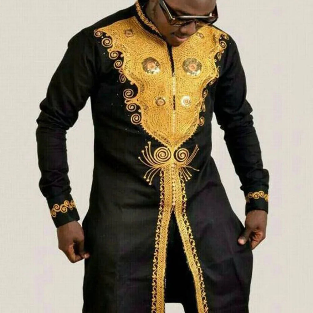 Traditional African Embroidery Shirt for men