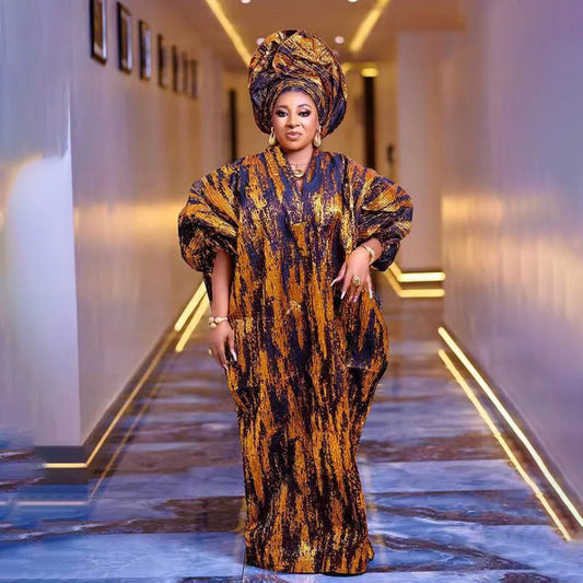 Fashionable Kaftan Style African Long Dress