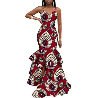 Dashiki Print African Style Bodycon Dress