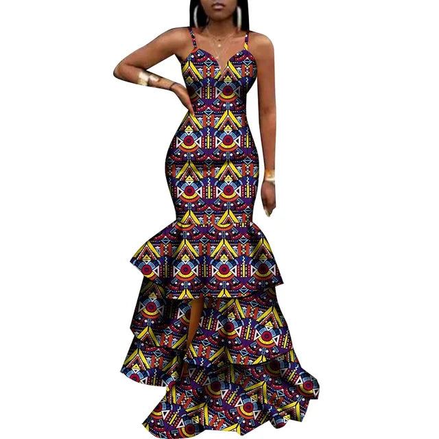 Dashiki Print African Style Bodycon Dress