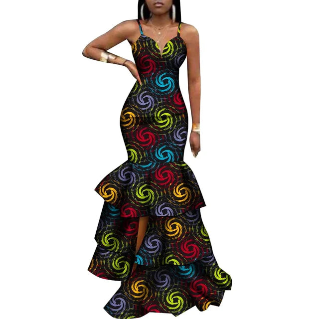 Dashiki Print African Style Bodycon Dress