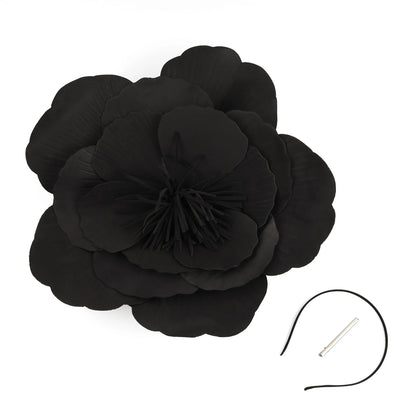 Elegant Foam and Feather Fascinator Hat – Timeless Headpiece