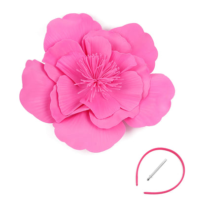 Elegant Foam and Feather Fascinator Hat – Timeless Headpiece