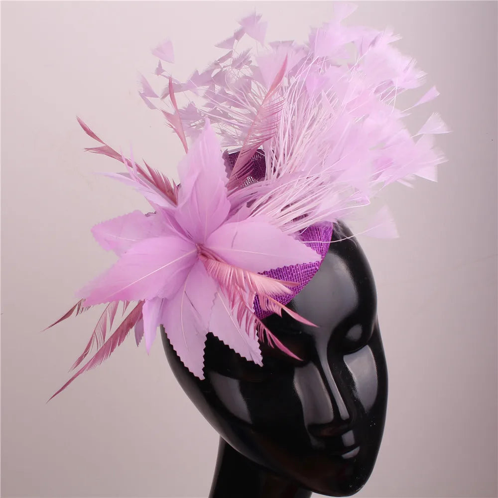 Sinamay Ladies Chic Fascinator Hat – Elegant Kentucky Derby