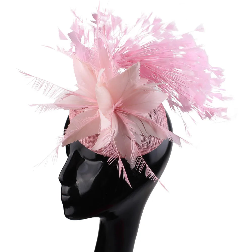 Sinamay Ladies Chic Fascinator Hat – Elegant Kentucky Derby