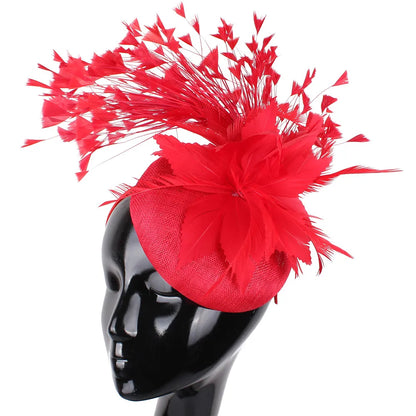 Sinamay Ladies Chic Fascinator Hat – Elegant Kentucky Derby