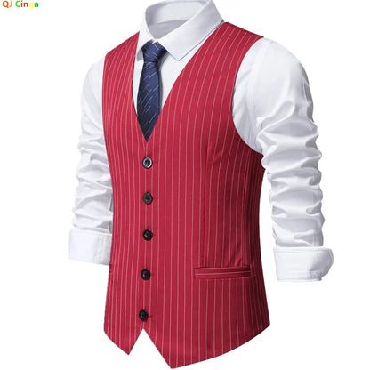 Men Plaid Sleeveless vest