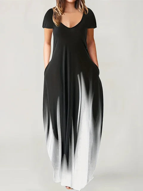 Short Sleeve Maxi Dress