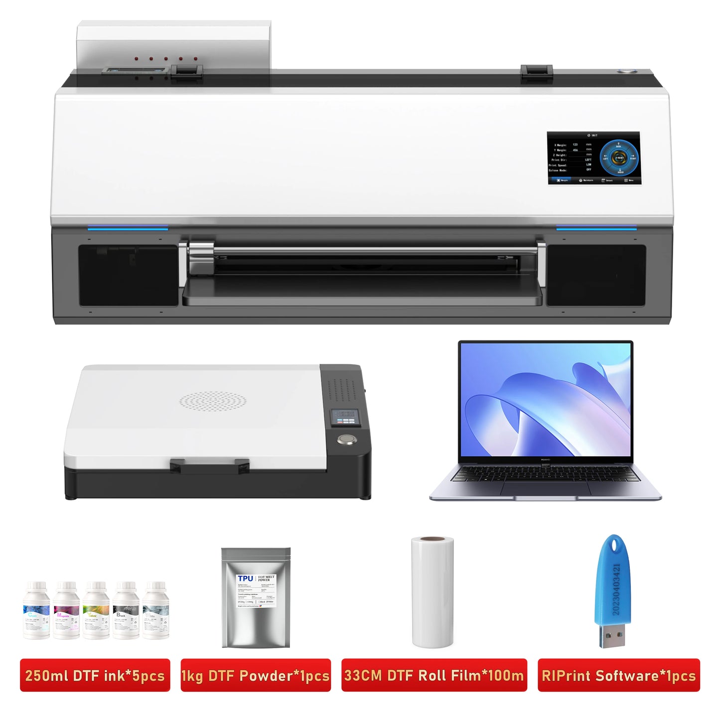 A3+ DTF Printer For Epson XP600 T shirt Printing Machine Directly to Film DTF Transfer Printer For all Fabric impresora dtf a3