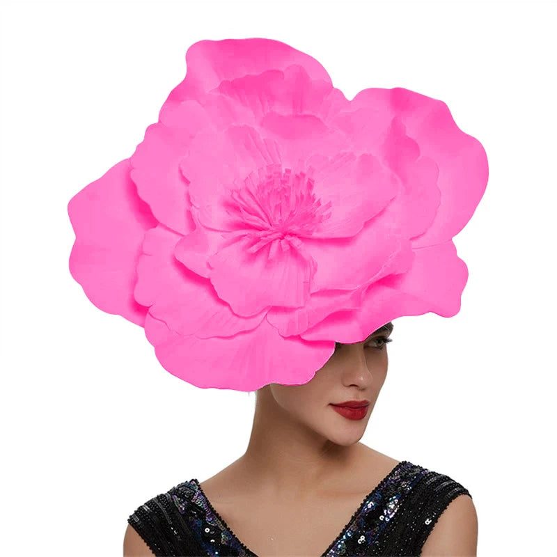 Large Flower Bow Fascinator – Bridal & Prom Headdress