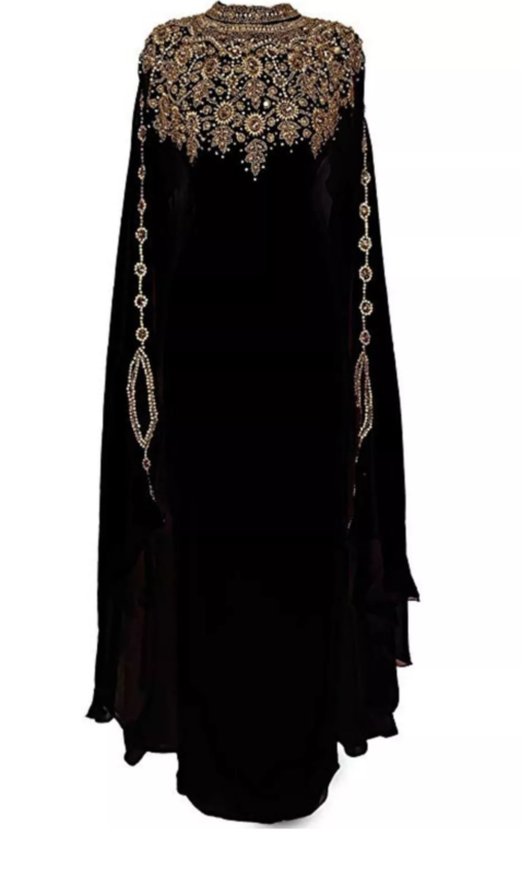 SALE New Moroccan Dubai Kaftans Farasha Abaya Dress Very Fancy Long Gown MS 220