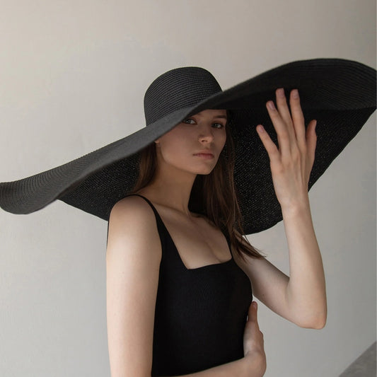 70cm Oversized Wide Brim Sun Hat Travel Large