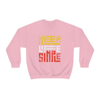 Keep Life Simple Unisex Heavy Blend™ Crewneck Sweatshirt