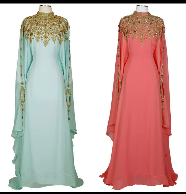 HIGH QUALITY KAFTANS DRESS VERY FANCY LONG GOWN MS10199