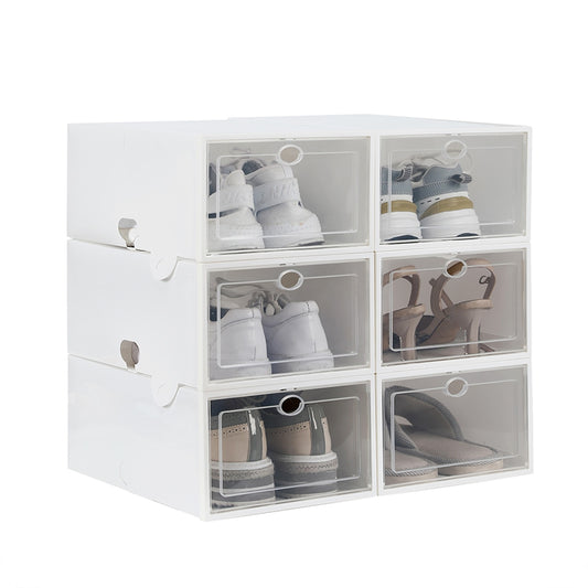 Shoe Rack Storage Bins Drawers Transparent Plastic Shoe Box