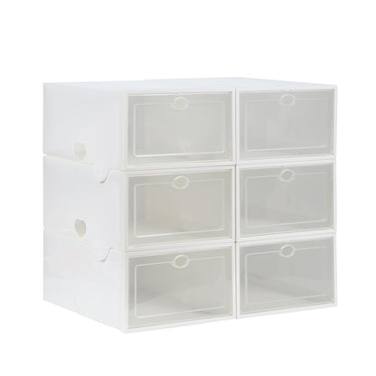 Shoe Rack Storage Bins Drawers Transparent Plastic Shoe Box