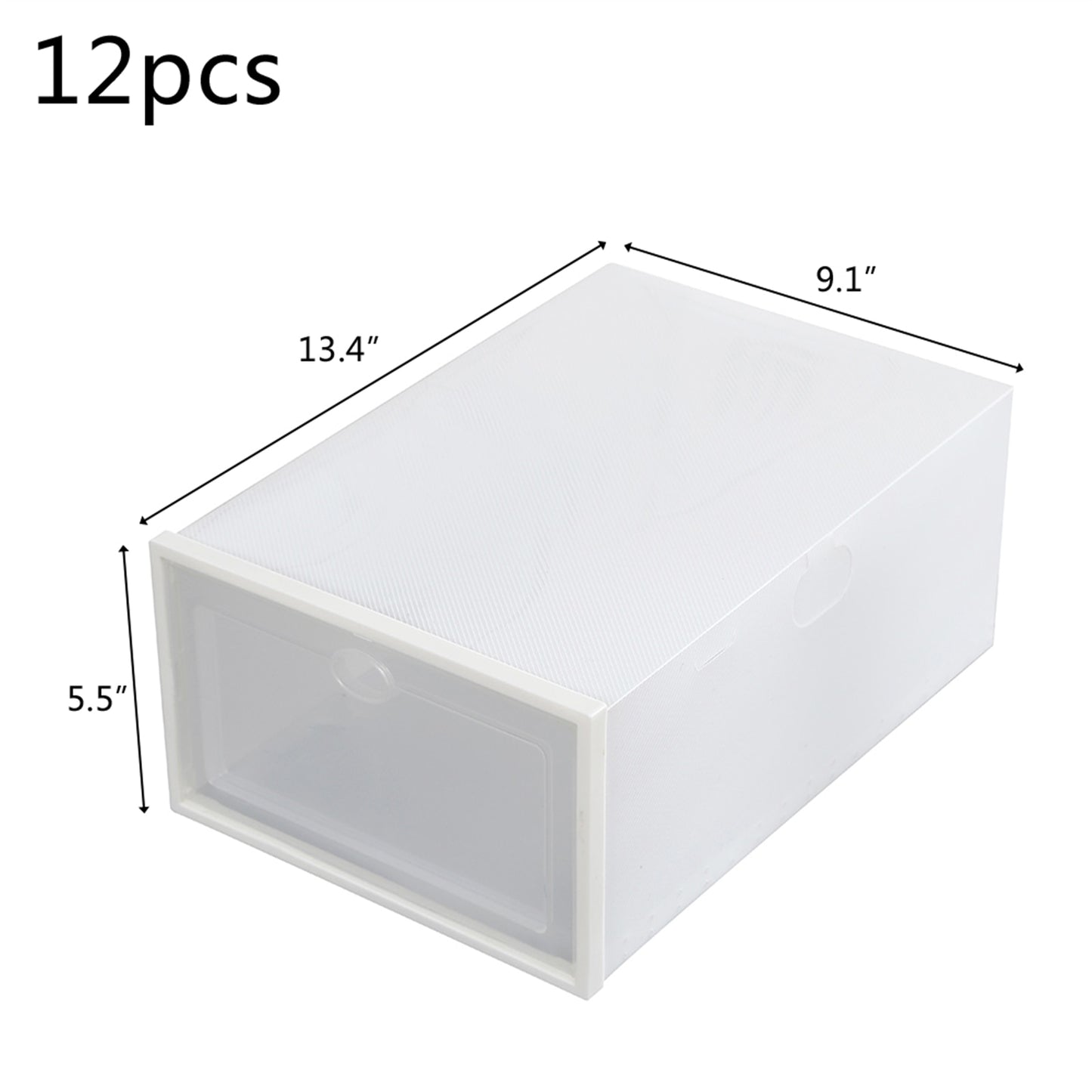 Shoe Rack Storage Bins Drawers Transparent Plastic Shoe Box