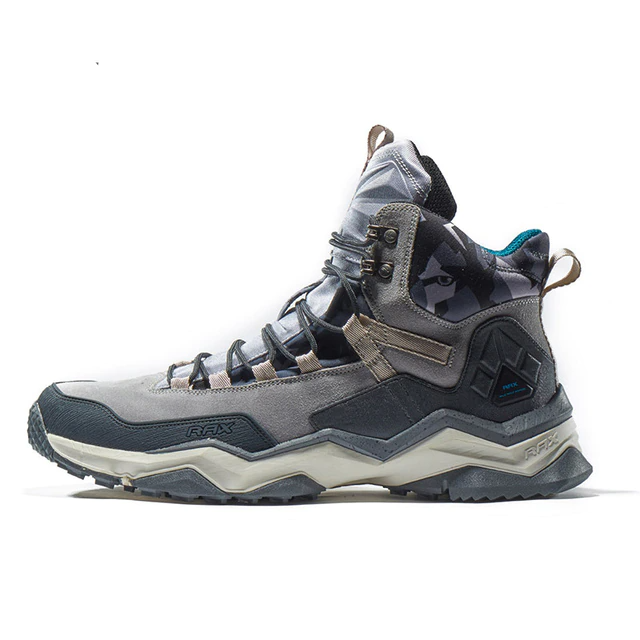 Hiking Shoes Mid top Waterproof Outdoor Sneaker for Men