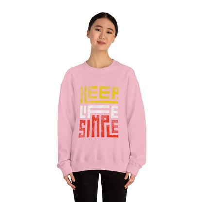 Keep Life Simple Unisex Heavy Blend™ Crewneck Sweatshirt