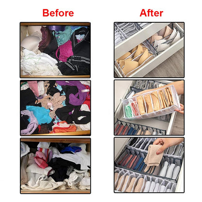 Underwear Drawer Organizer Storage Box Foldable Closet Organizers