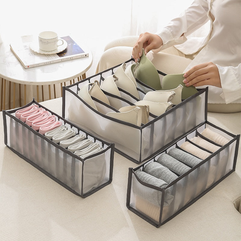 Underwear Drawer Organizer Storage Box Foldable Closet Organizers