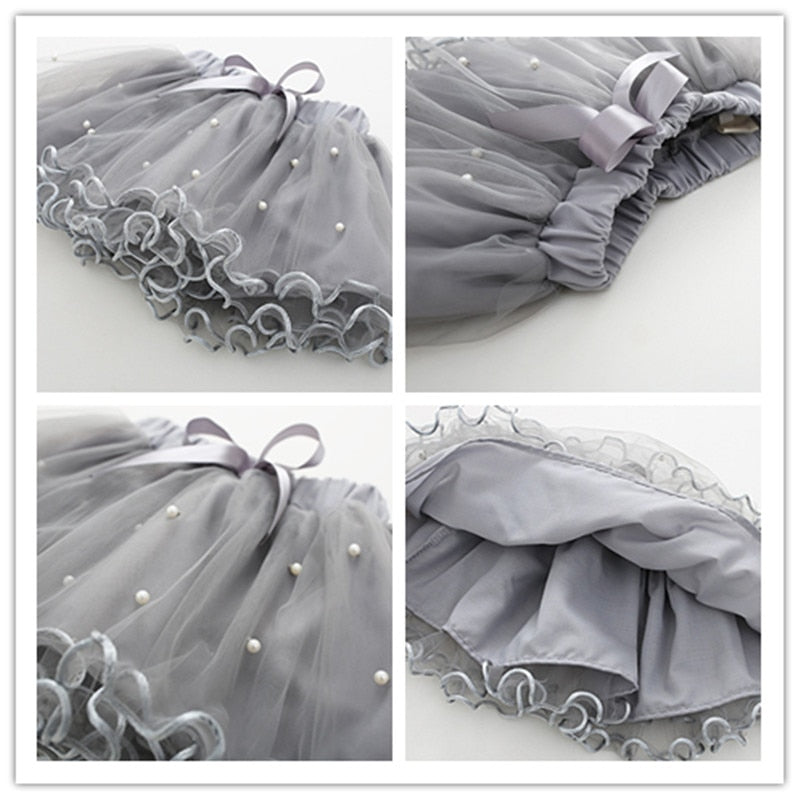 Pearl Short Cake Toddler Girl Skirt