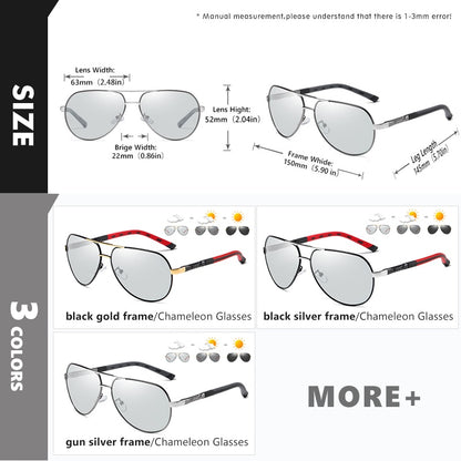 Photochromic Polarized Anti-glare Sun Glasses For Women
