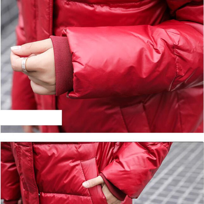 Thick Warm Jacket Winter Women Hooded for Women - Azahshopping