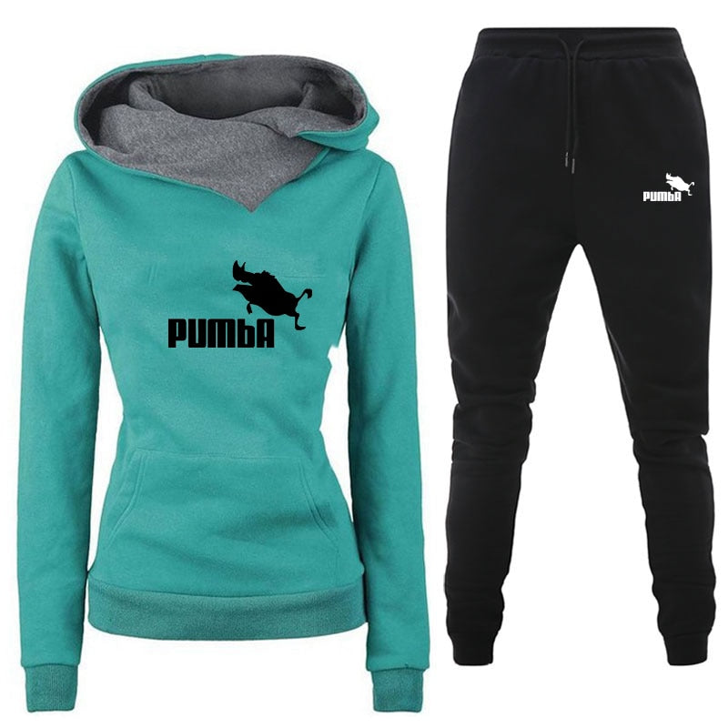 Hoodies Sweatshirt + Pants 2 Pieces Sets Tracksuit