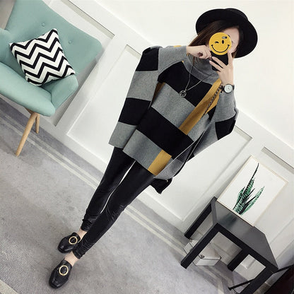 Shawl Warm Casual Loose Knitted Top